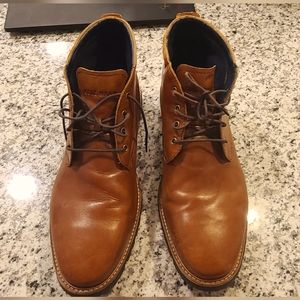 Cole Haan Chukka lace up boots brown M13